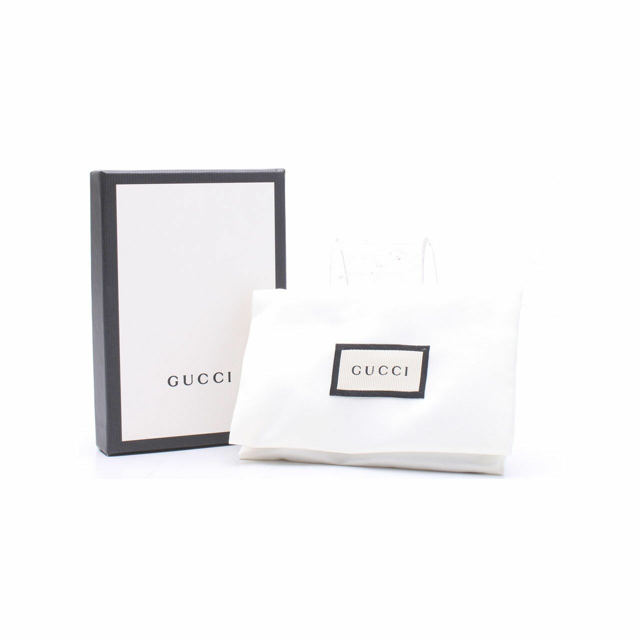 Gucci Beige GG Supreme Card Case Wallet