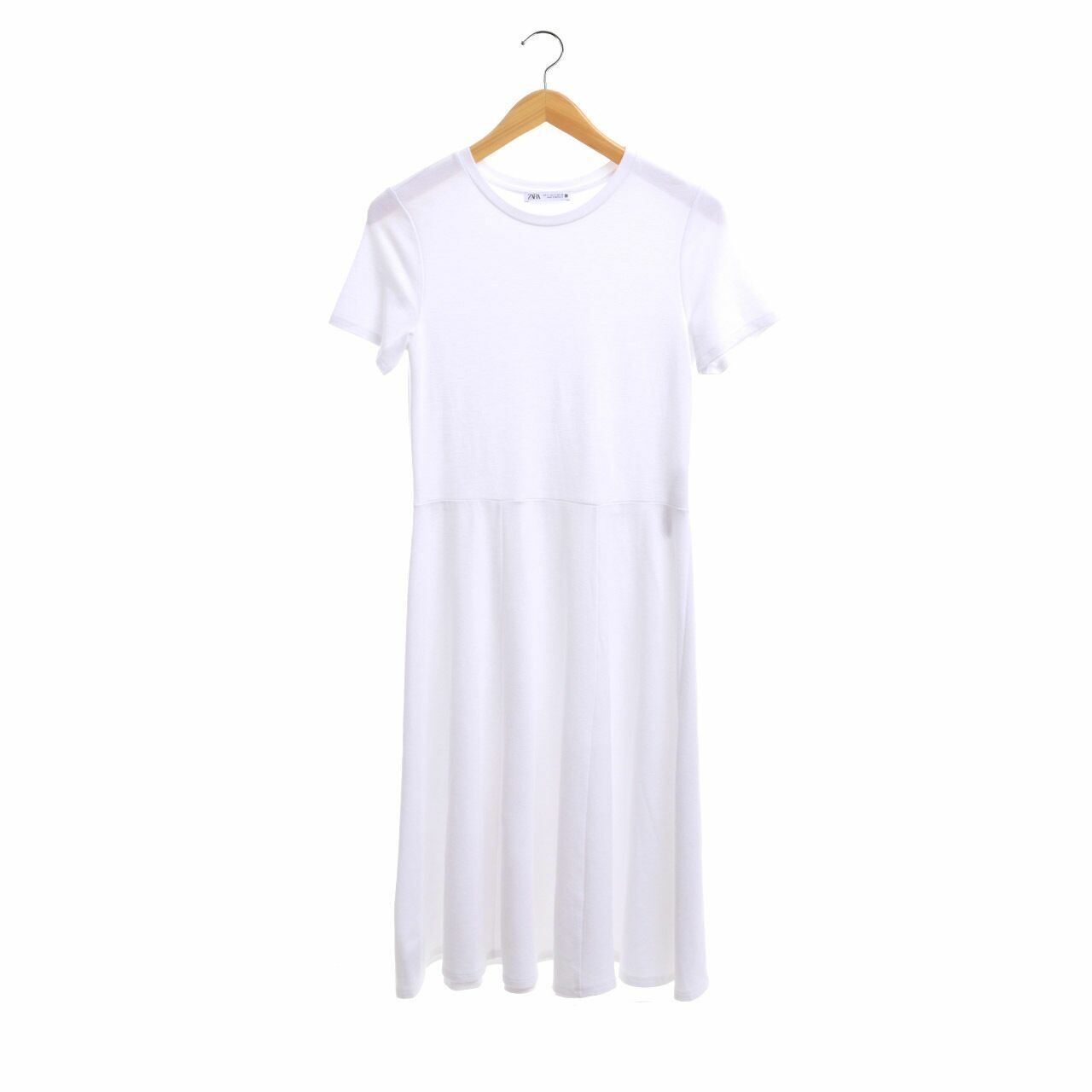 Zara White Midi Dress