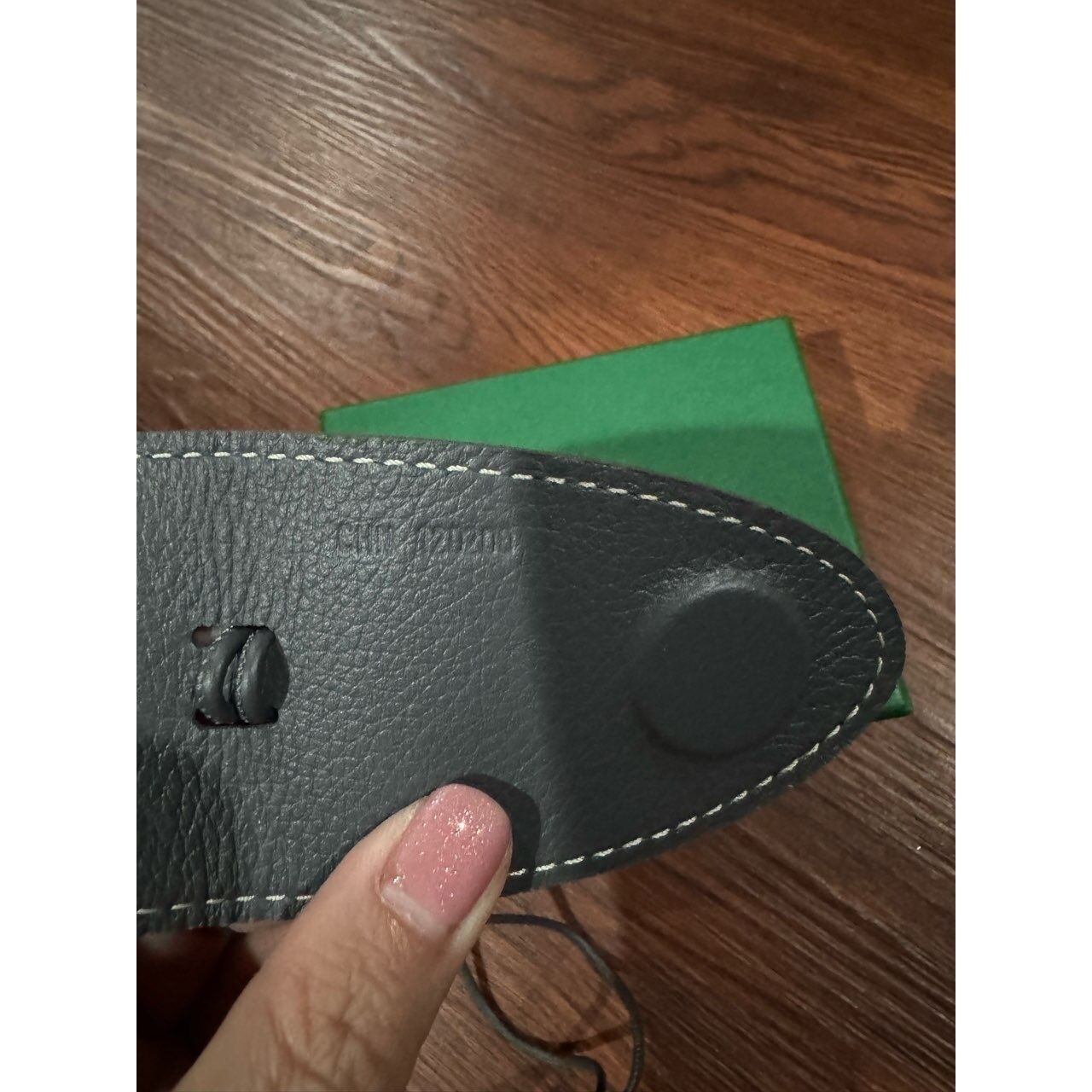 Goyard Grey Calfskin Bag Clip