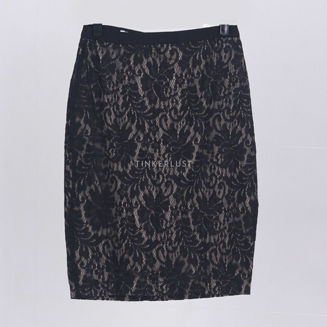 Promod Black Lace Mini Skirt