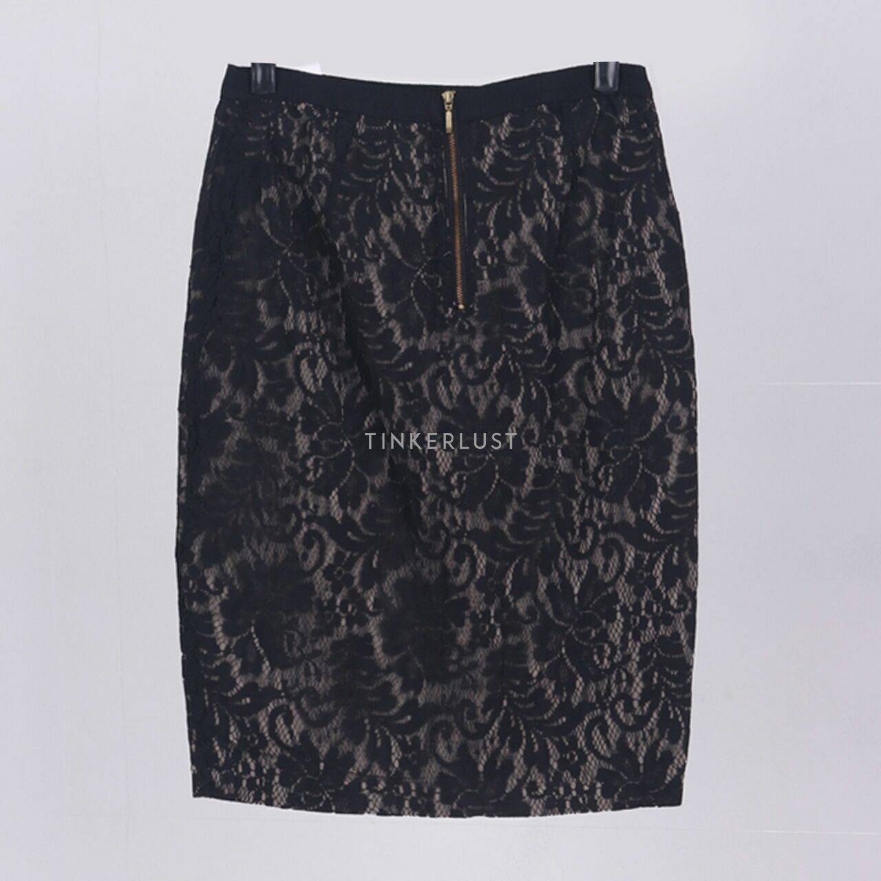 Promod Black Lace Mini Skirt