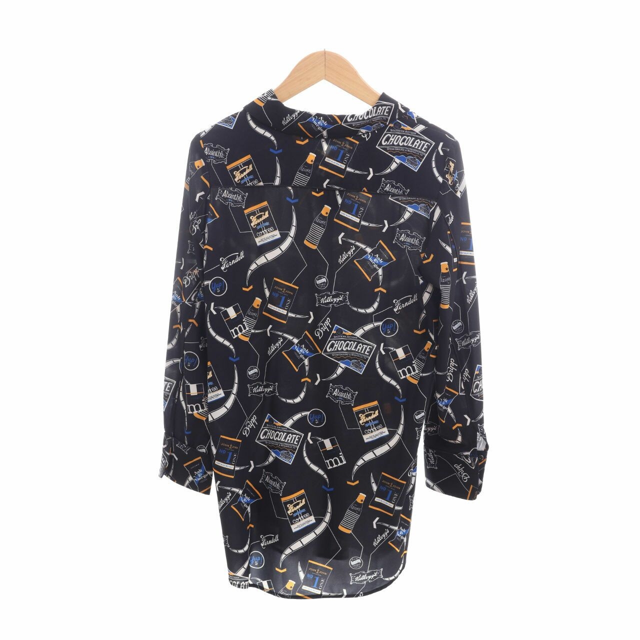 Lily Black Printed Blouse