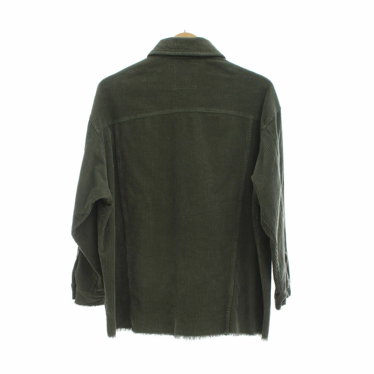 Zara Green Curduroy Jacket