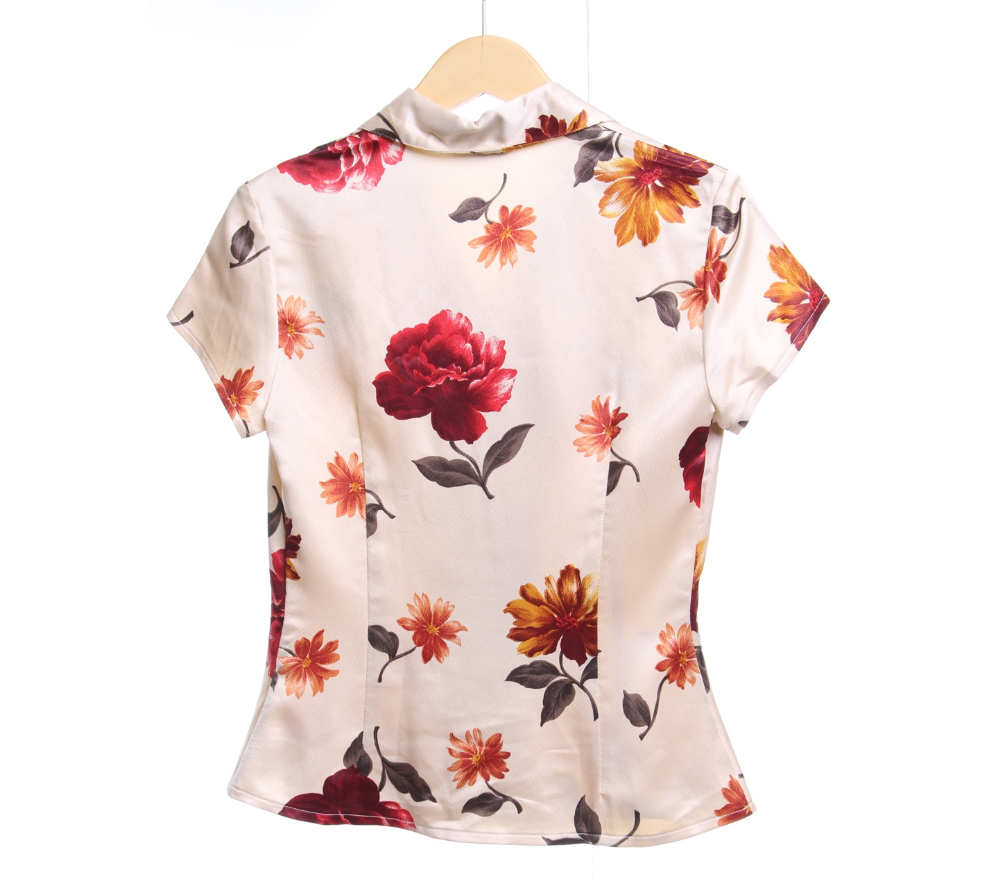 Ojay Beige Floral Blouse