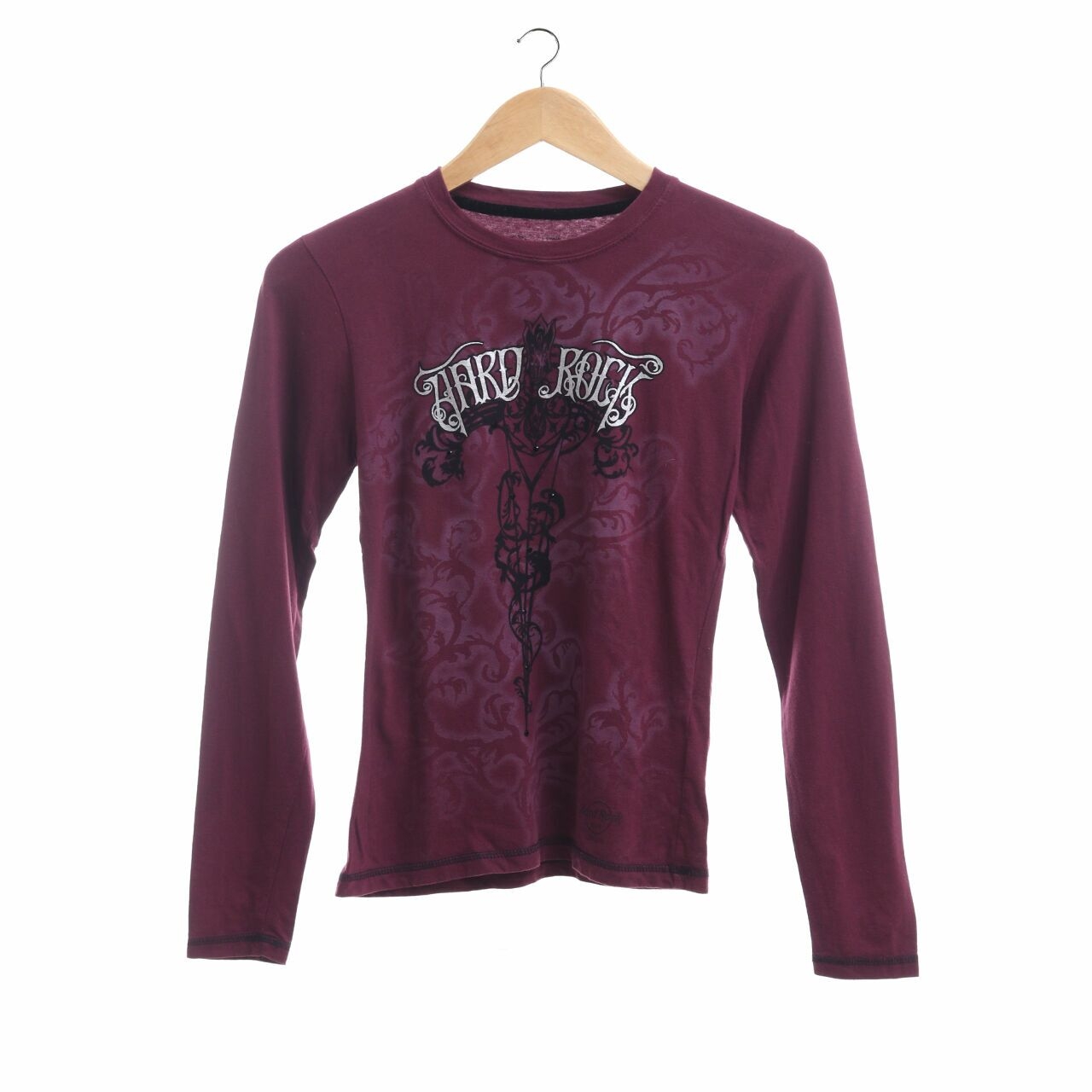 Hard Rock Purple Wine Long Sleeve T-Shirt