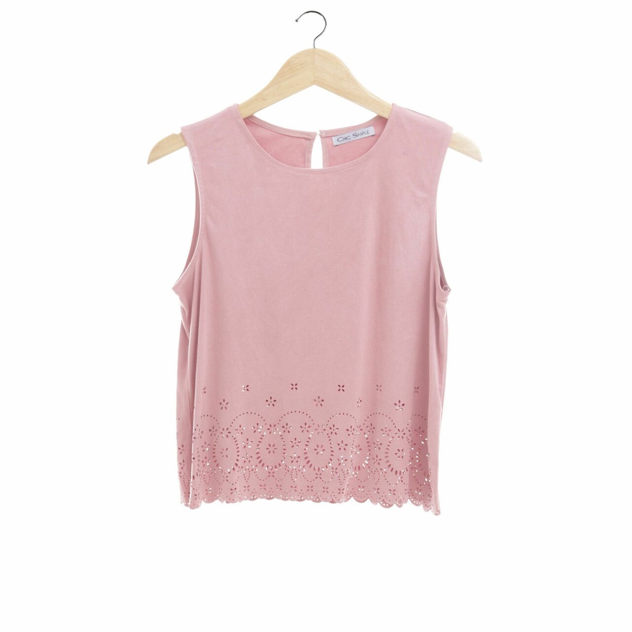 Chic Simple Dusty Pink Sleeveless