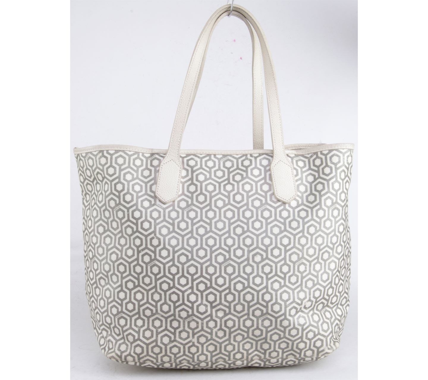 Mischa Cream Pattern Tote Bag