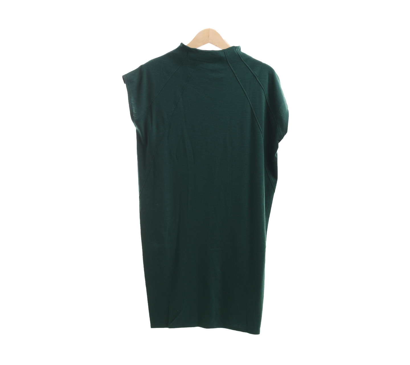 Helmut Lang Dark Green Mini Dress
