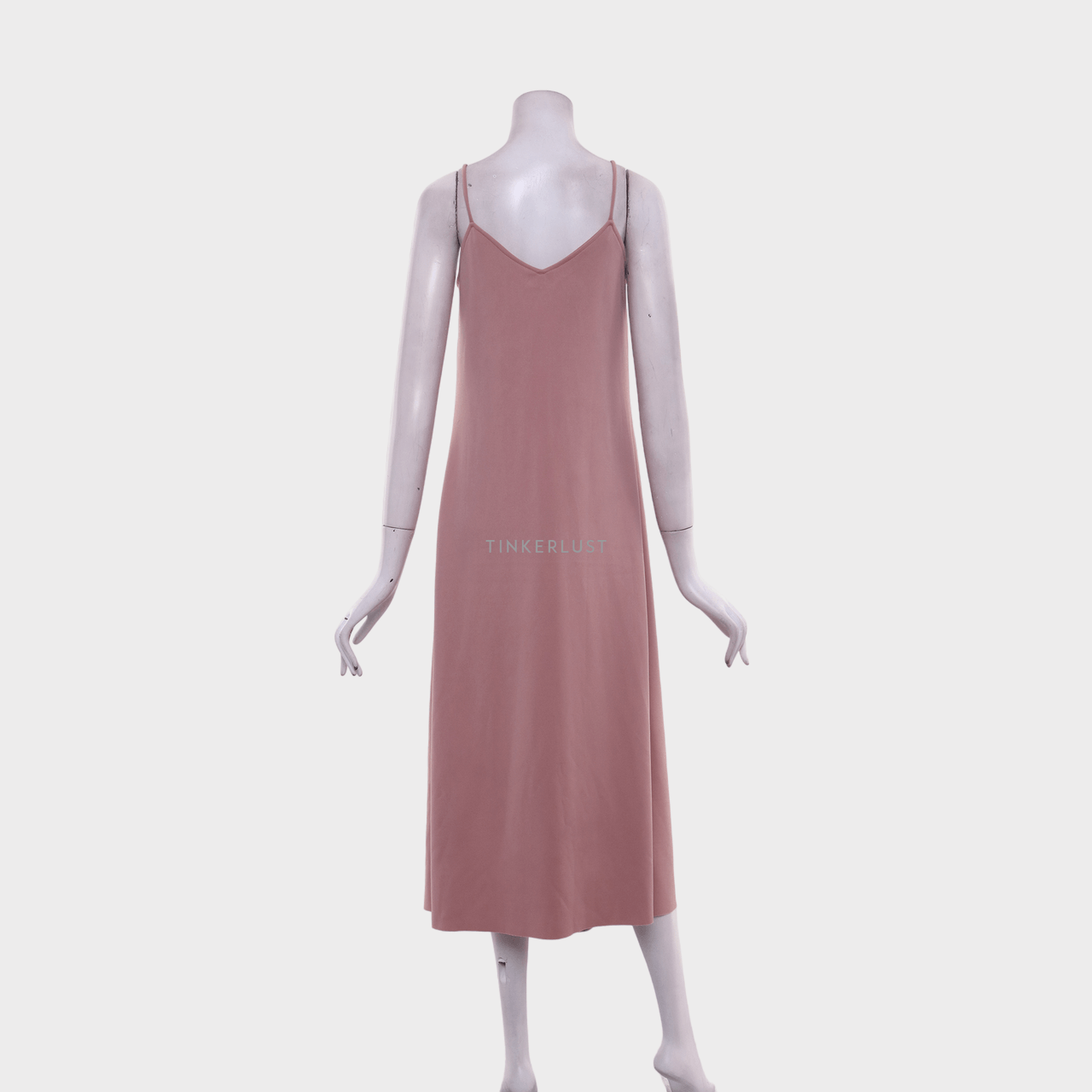 Sovi Atelier x Mme Huillet Pink & Cream Long Dress