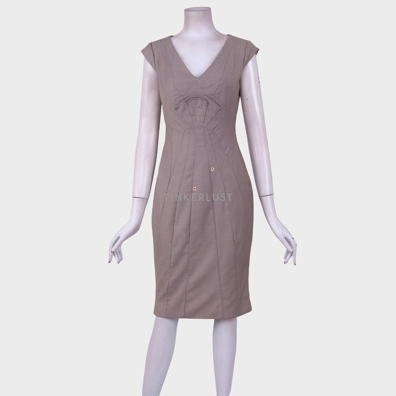 Karen Millen Beige Mini Dress