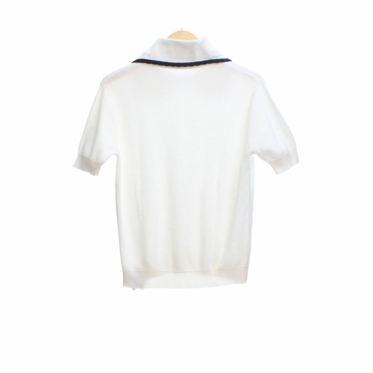 Private Collection White Knit Blouse