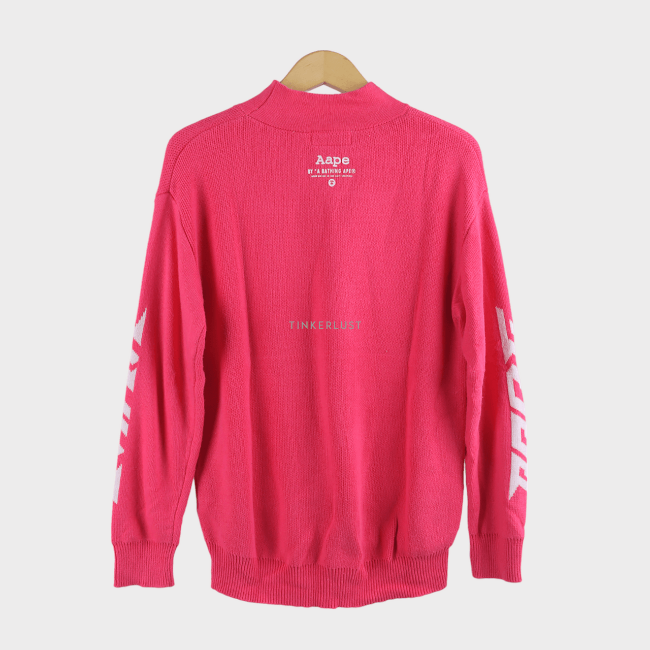 Aape Logo Pink Sweater