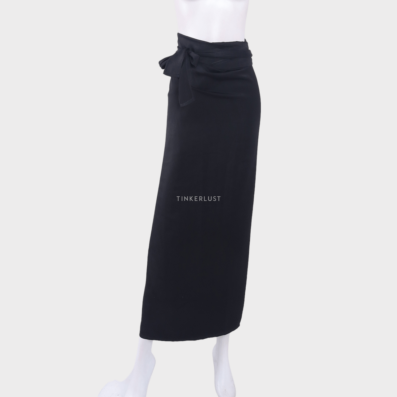 Morningsol Black Wrap Maxi Skirt