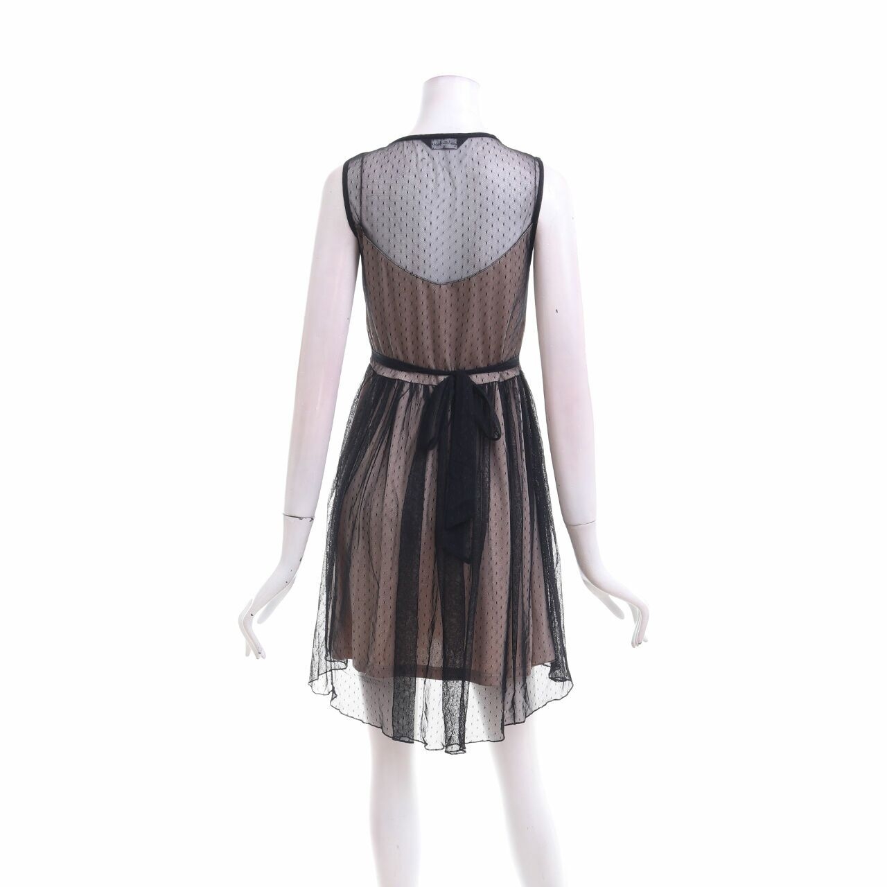 Miss Selfridge Black Tulle Mini Dress