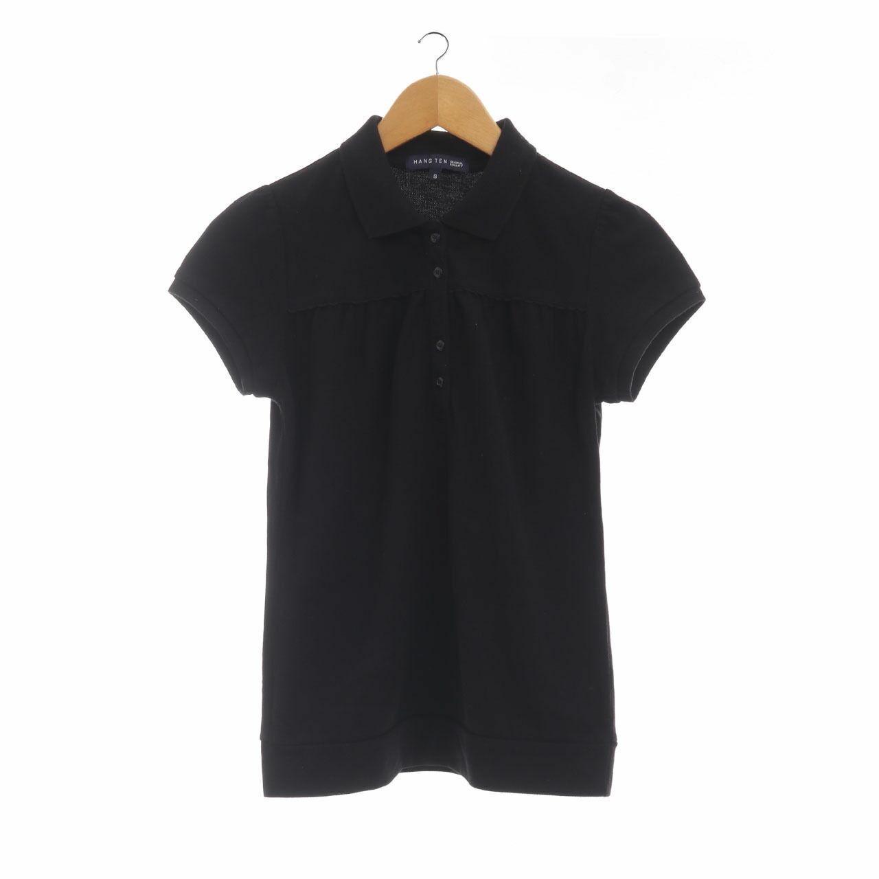 Hang Ten Black Polo T-Shirt
