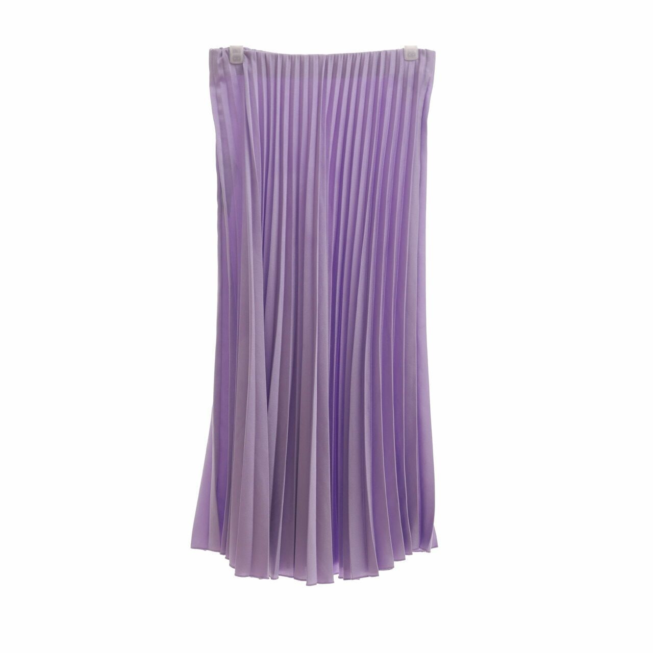 Zara Lilac Pleated Maxi Skirt