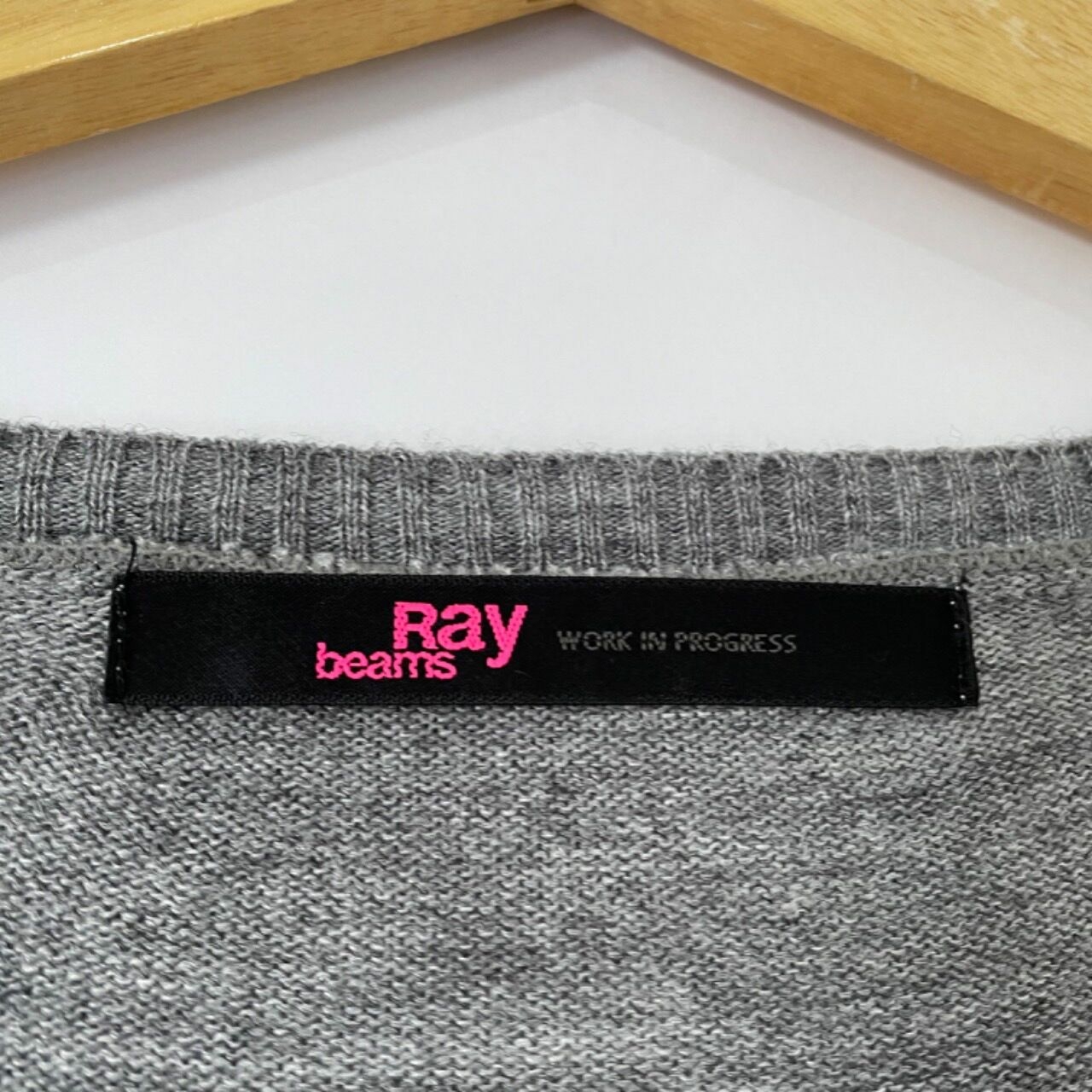 Ray Beams  Grey Sweater