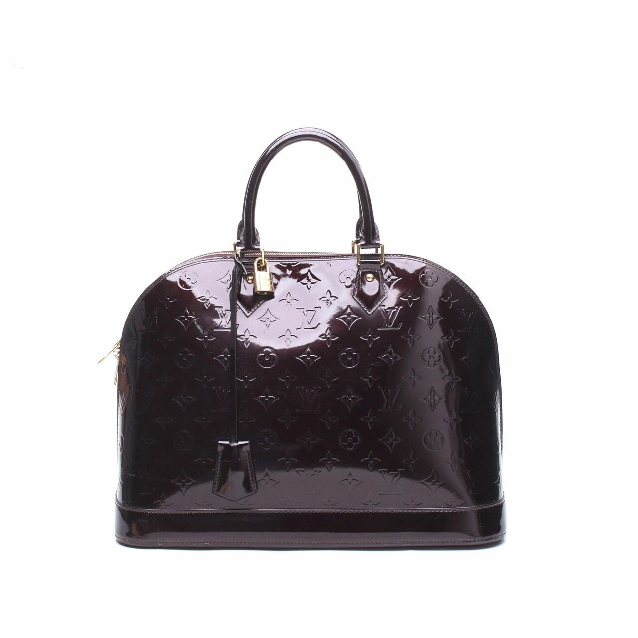 Louis Vuitton Alma GM Vernis Black Hand Bag