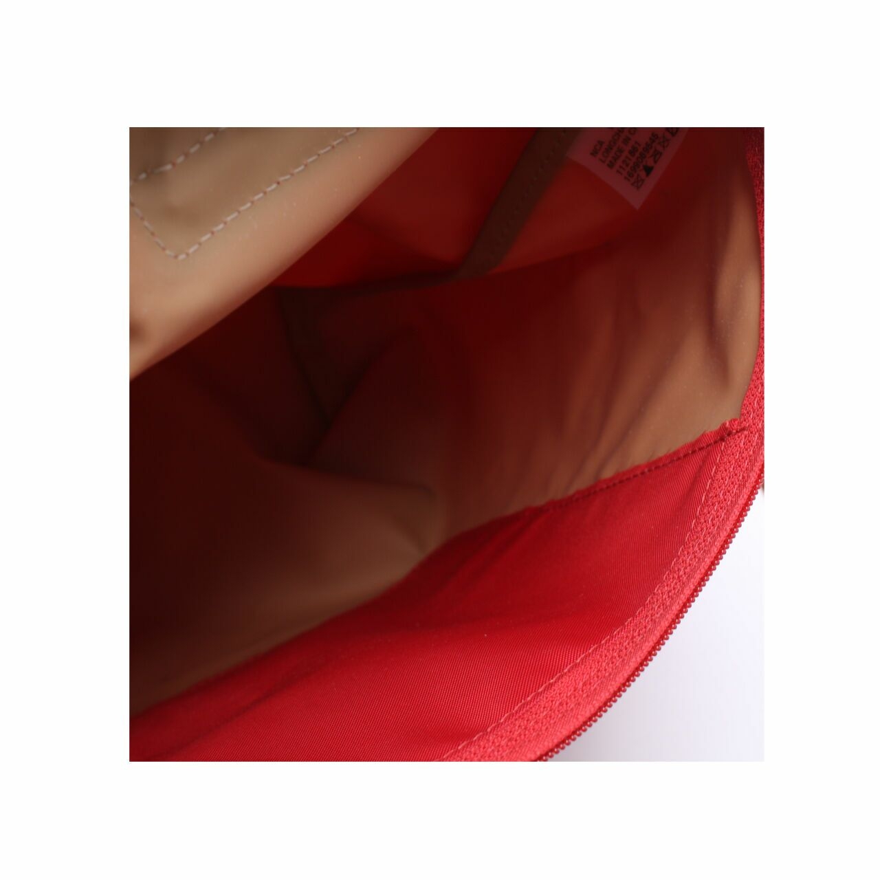 Longchamp Le Pliage Nylon Red Backpack