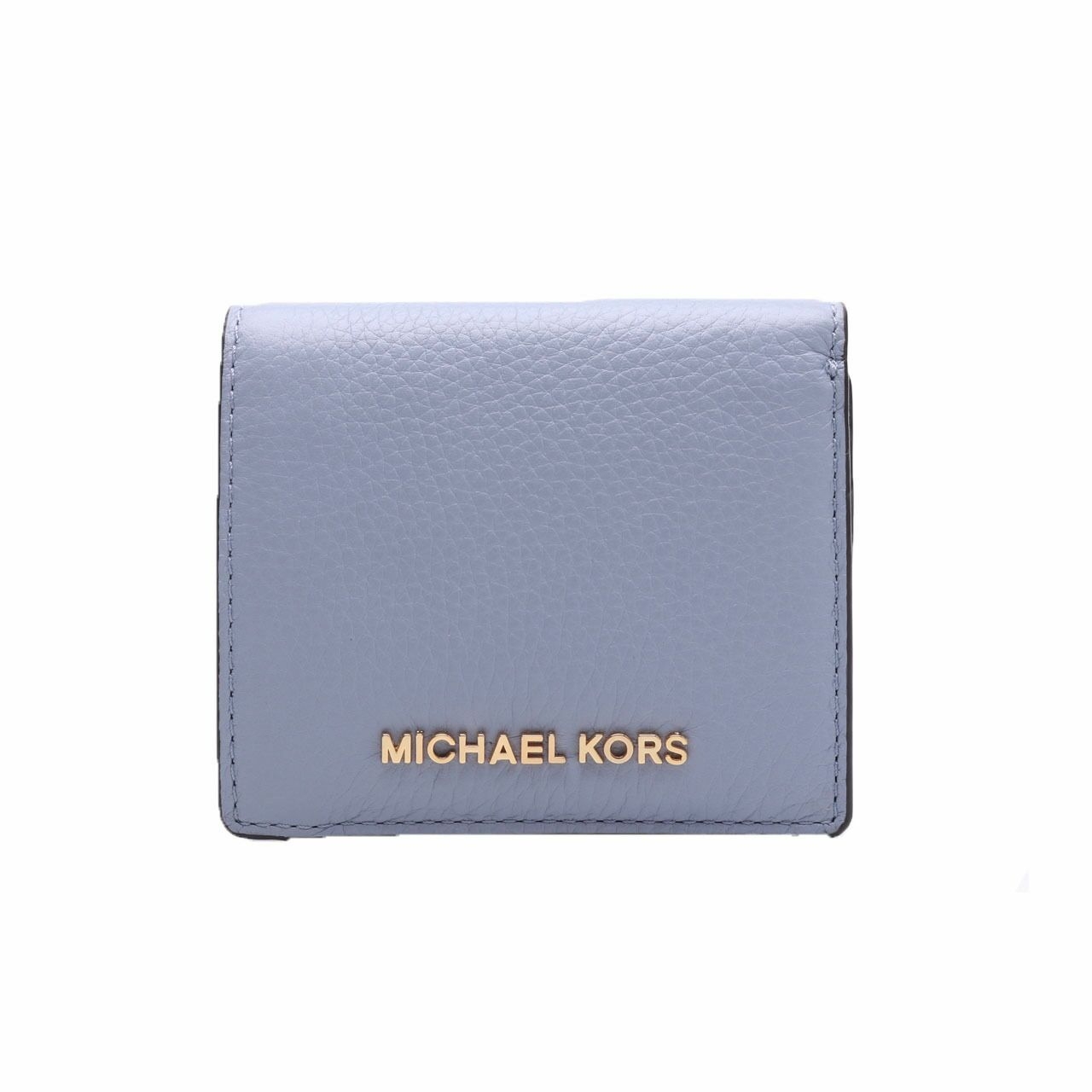 Michael Kors Jet Set Travel Carryall  Pale Blue Card Case Wallet