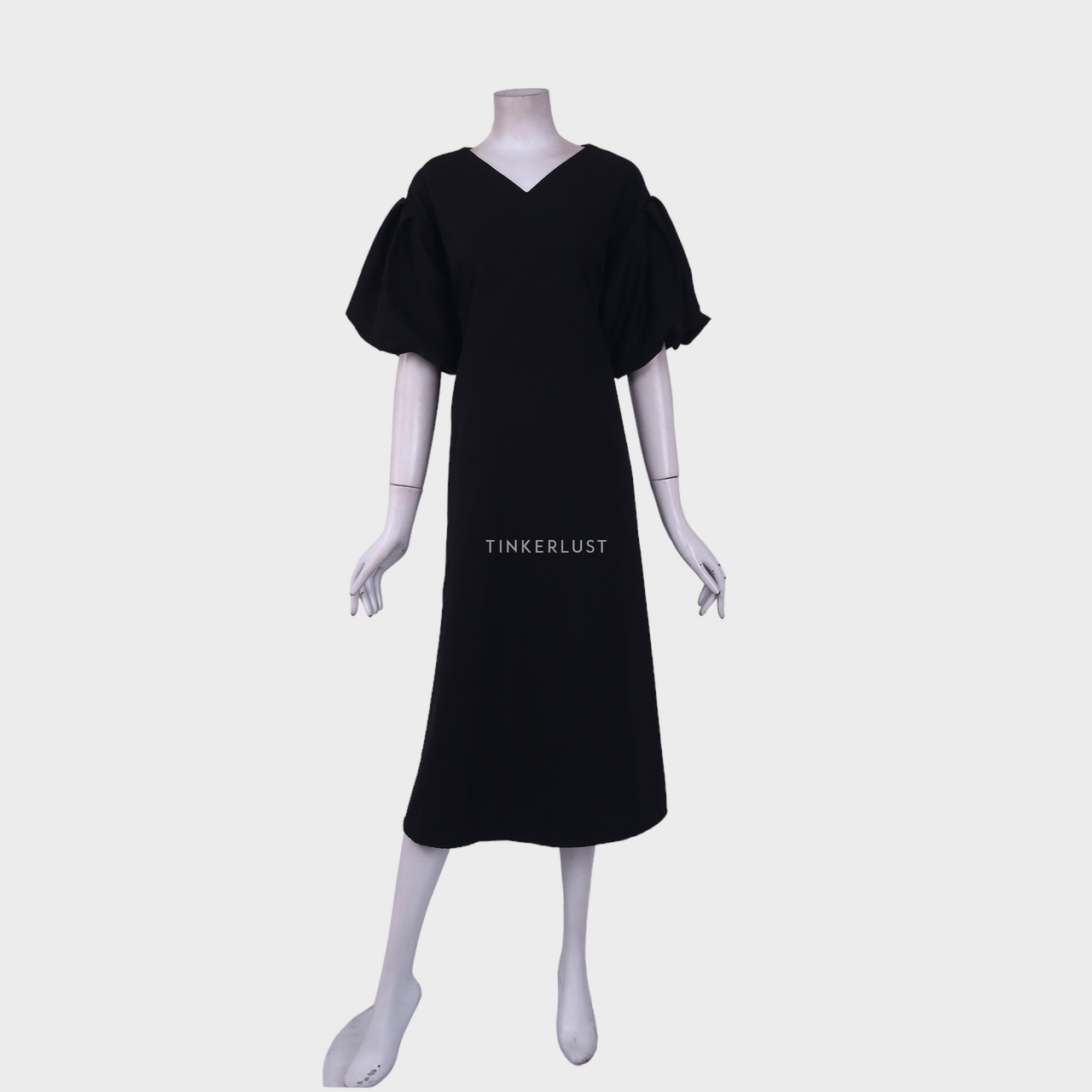 Claryn Black Midi Dress