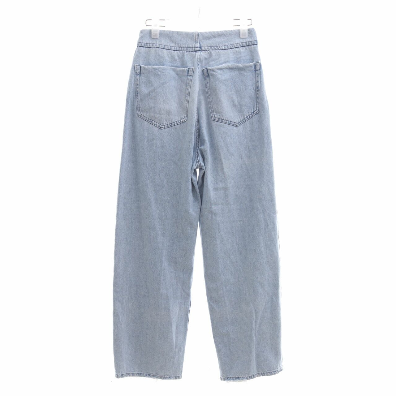 IMM6 Maison Margiela - High Waisted Wide Leg 4 Button Light Blue Jeans