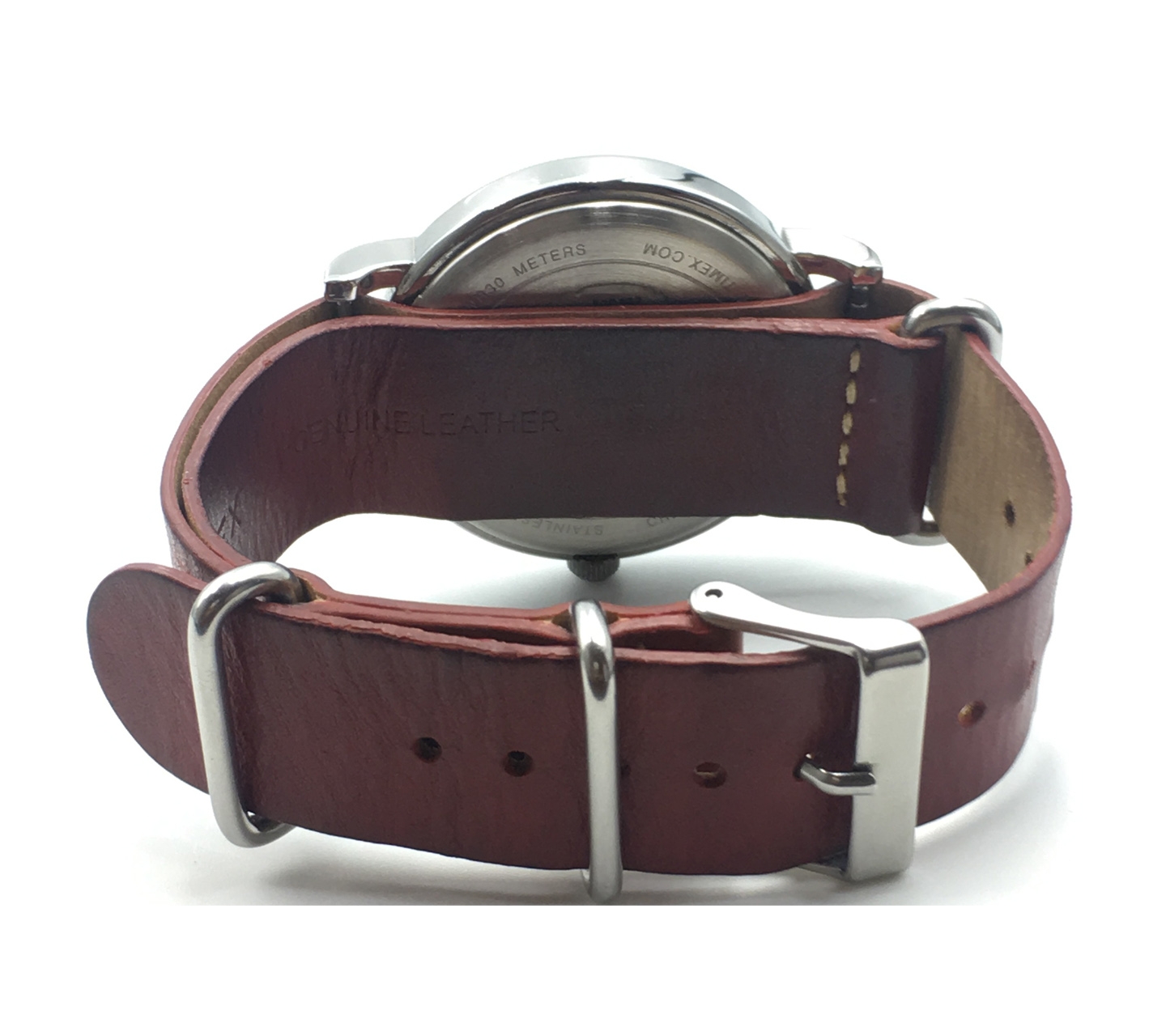 Timex Maroon Leather Watch