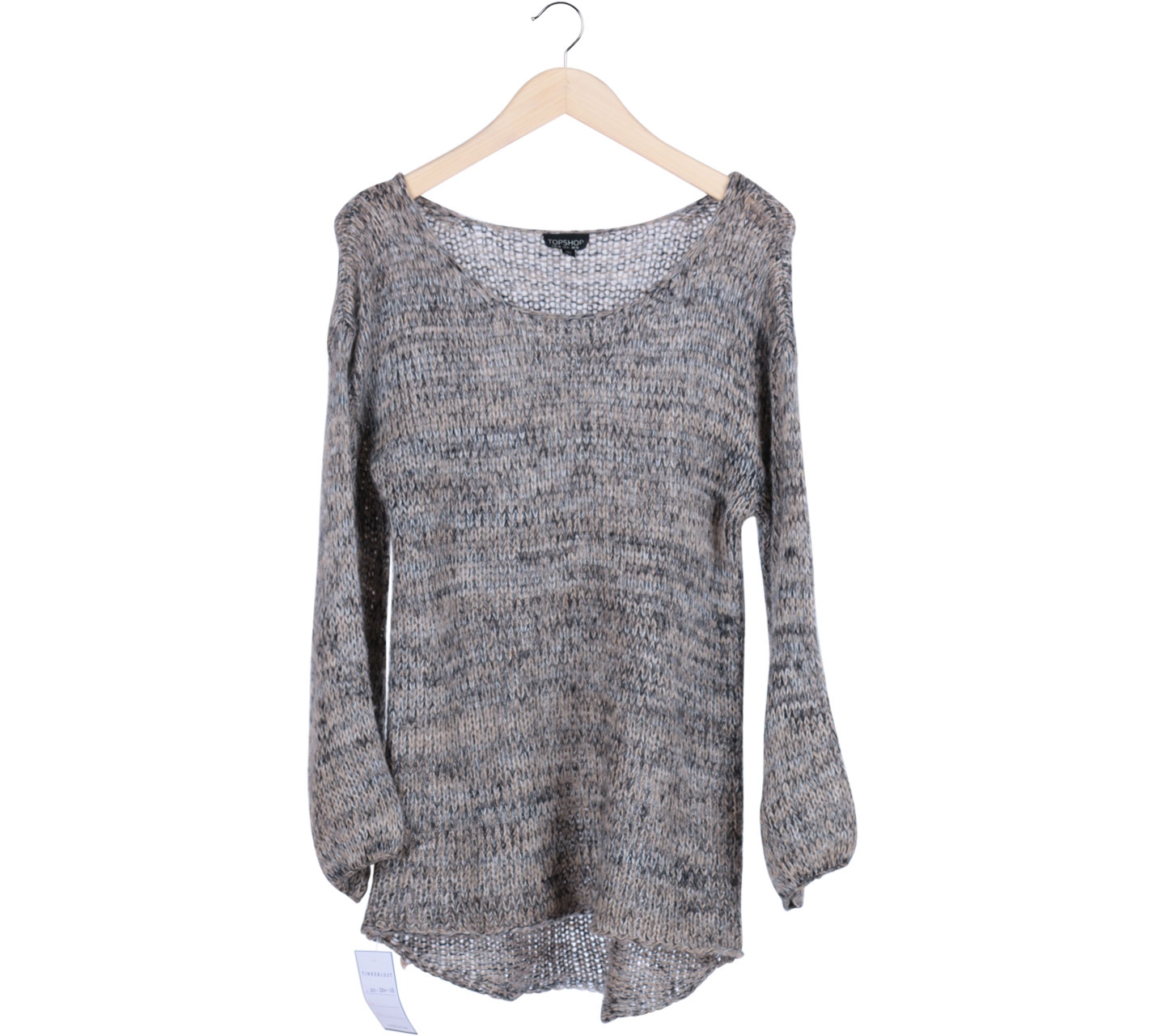 Topshop Brown Knitted Sweater