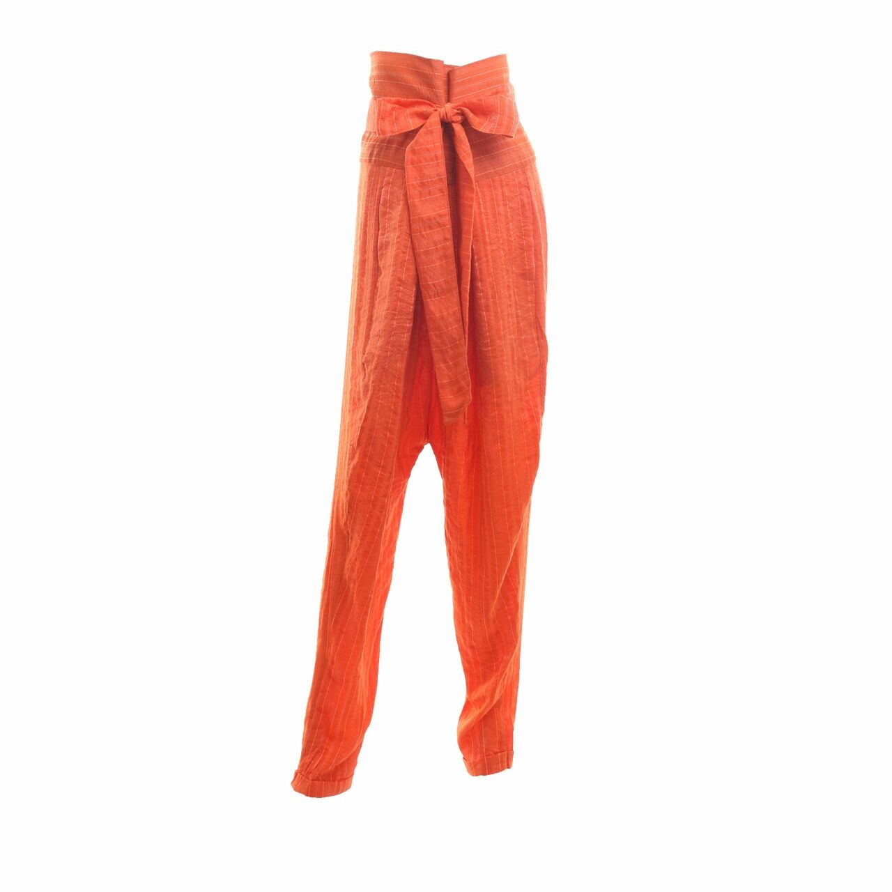 Lulu Lutfi Labibi Orange  Long Pants 