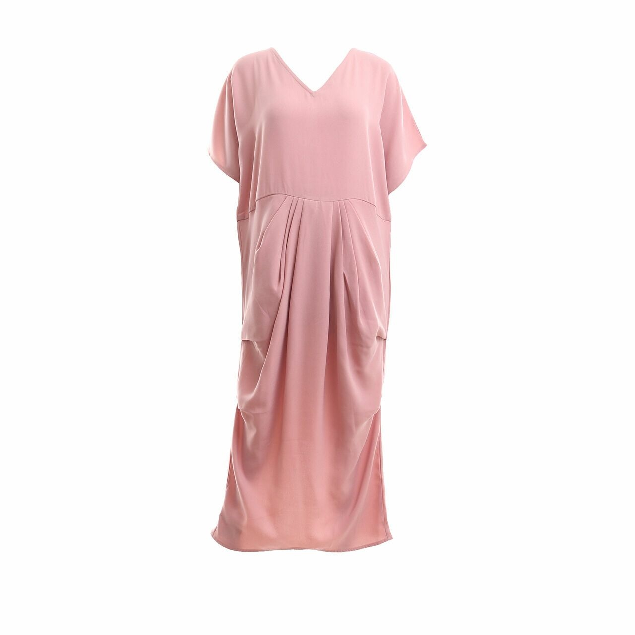 Cotton Ink Pink Midi Dress