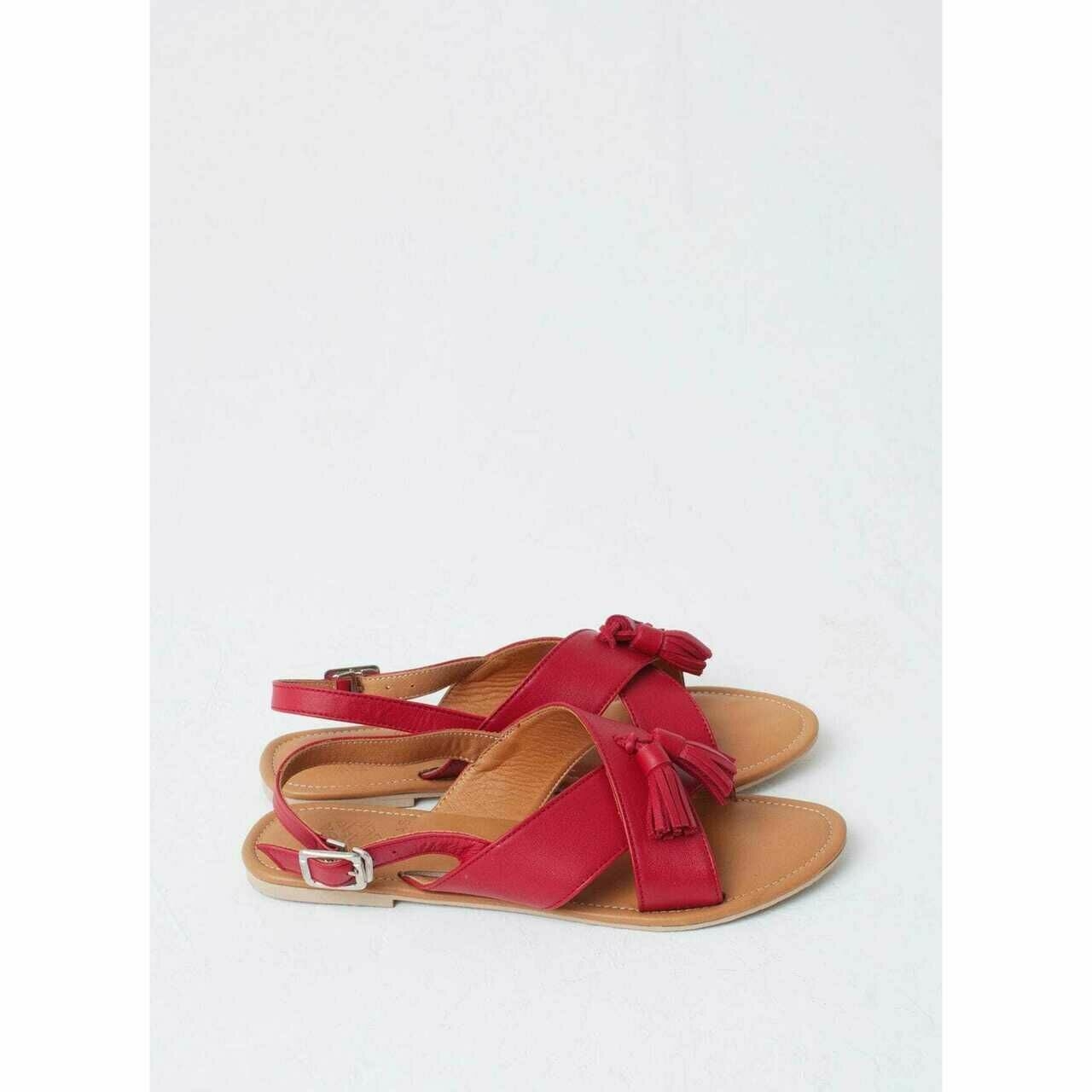 Aschas Red Sandals