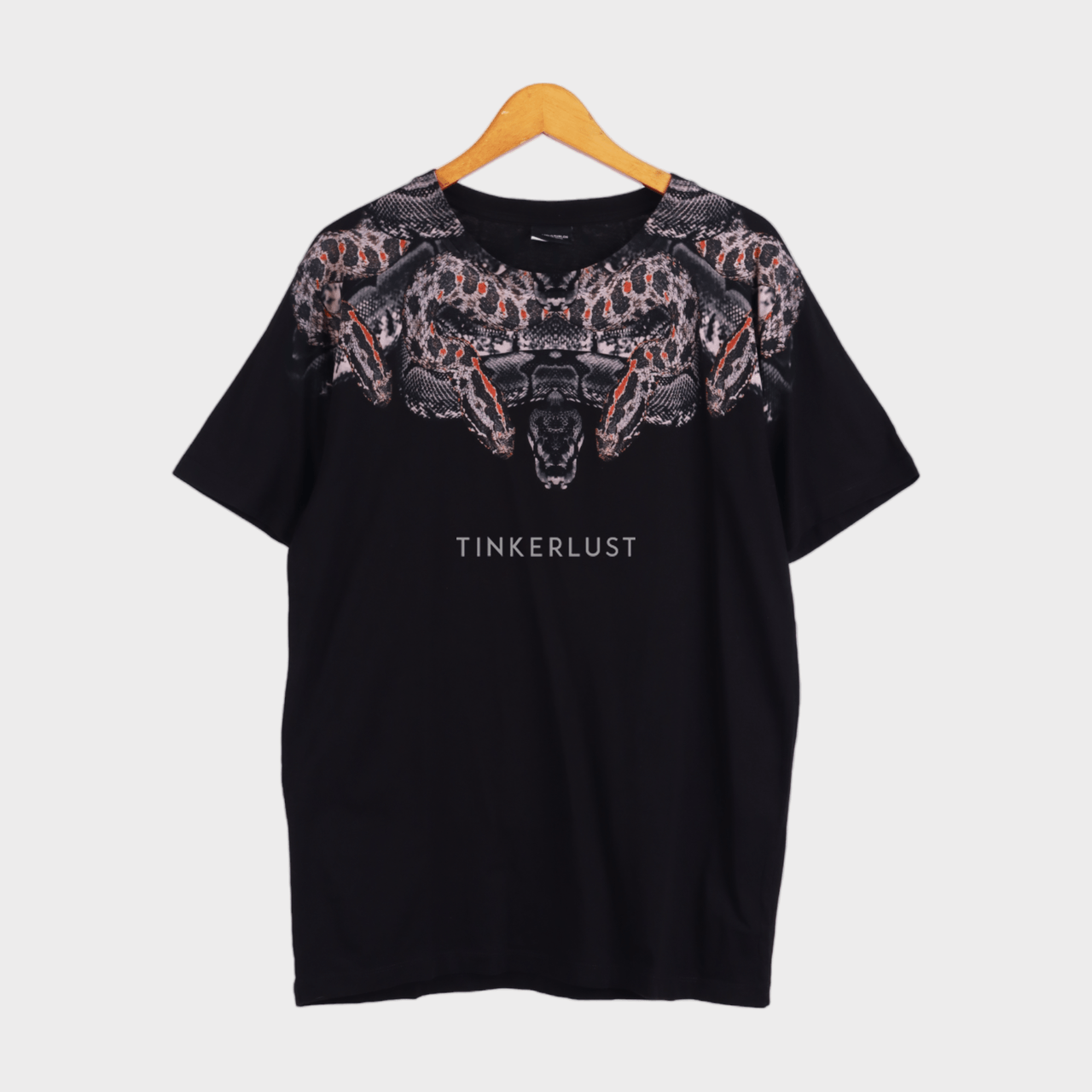 Marcelo Burlon Black Snake Print T-Shirt