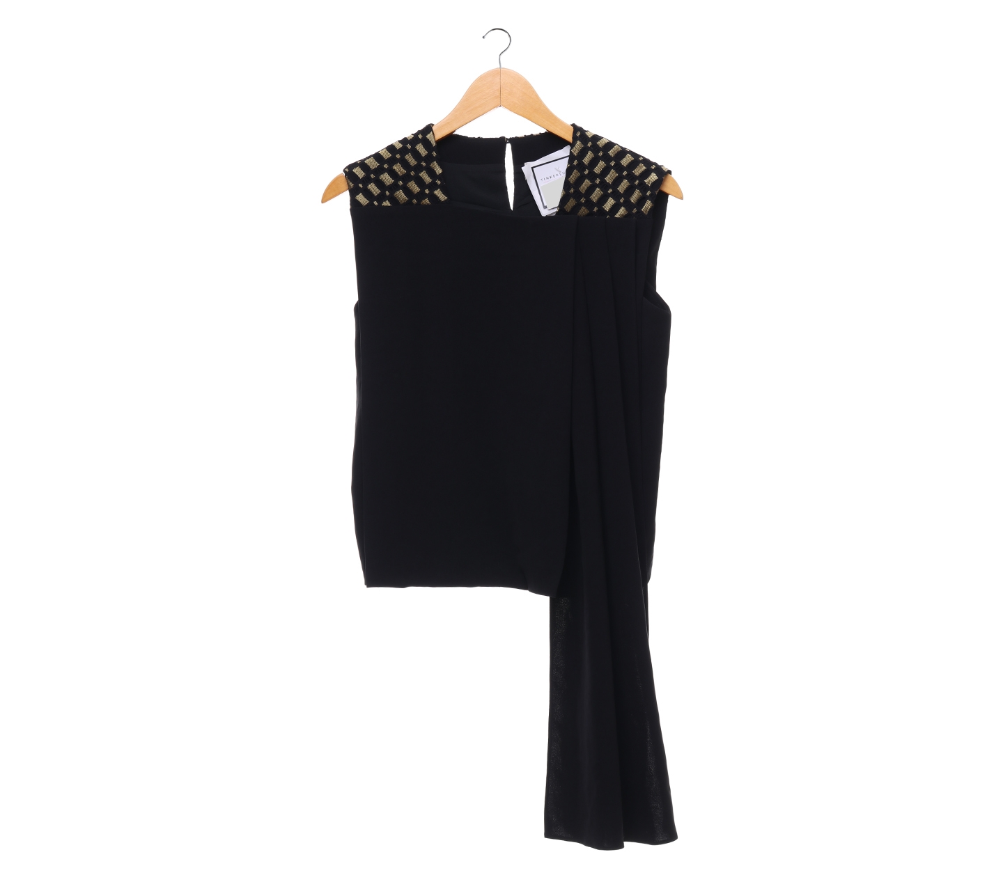 Bloom Black and Gold Sleeveless