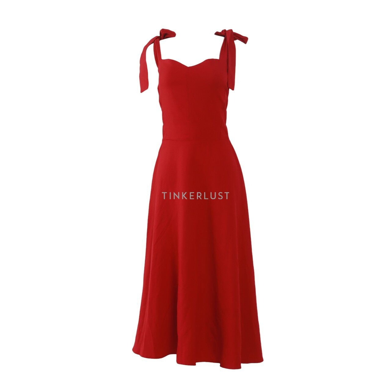Amygo Red Midi Dress