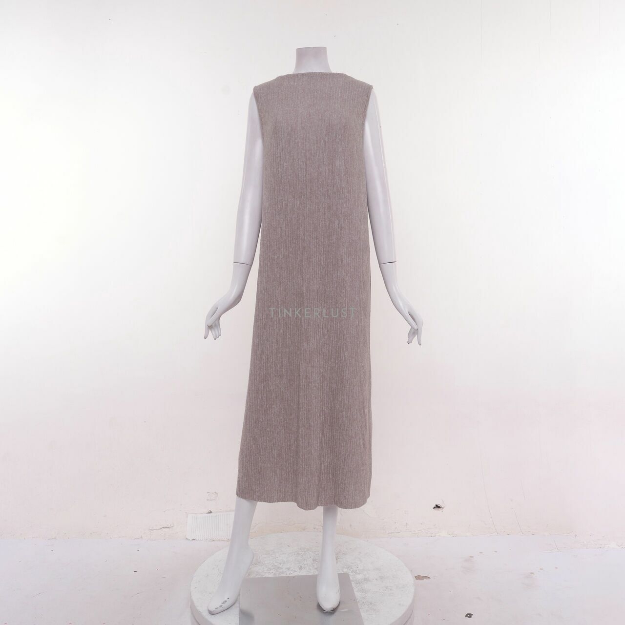 Zara Taupe Long Dress