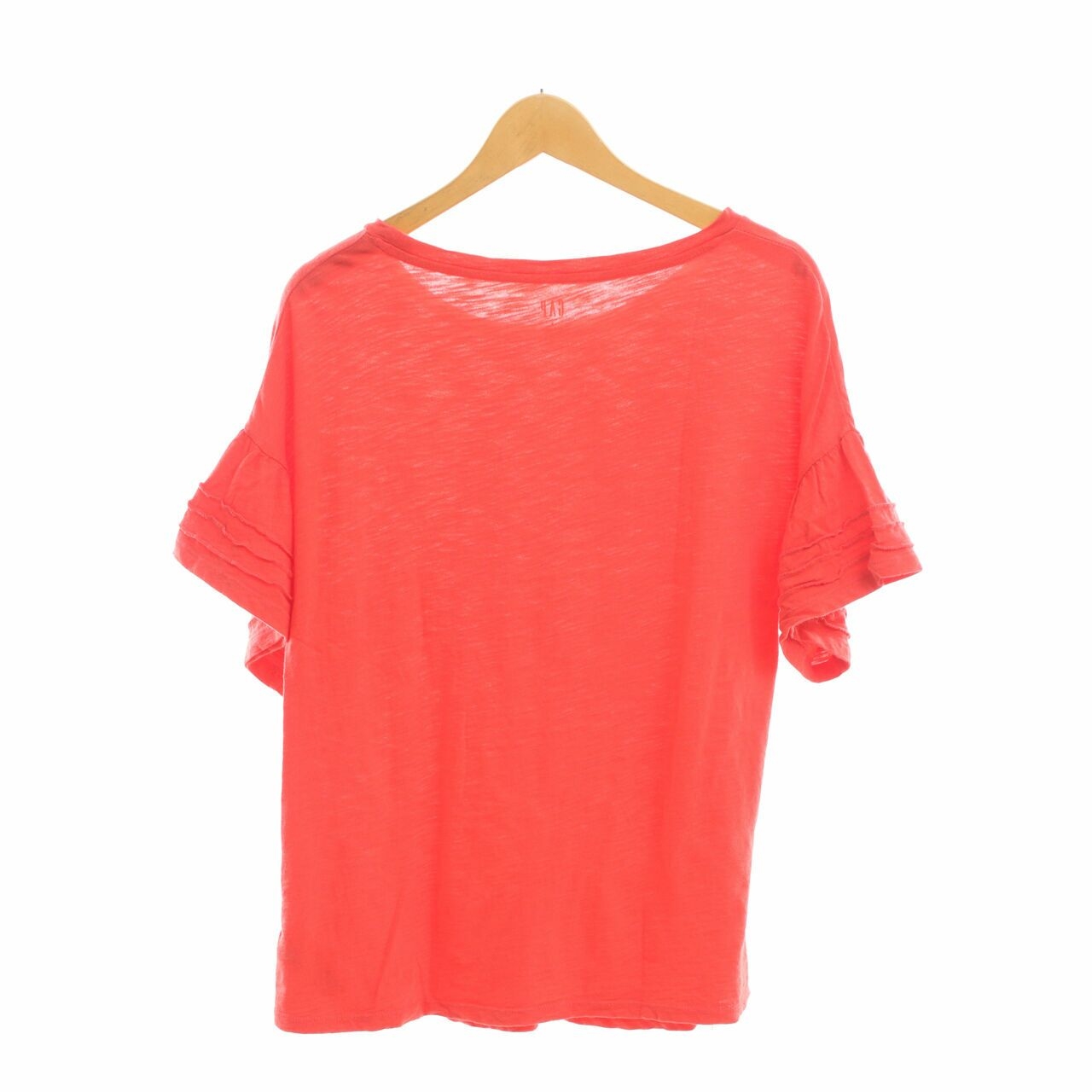 GAP Orange Ruffle T-Shirt