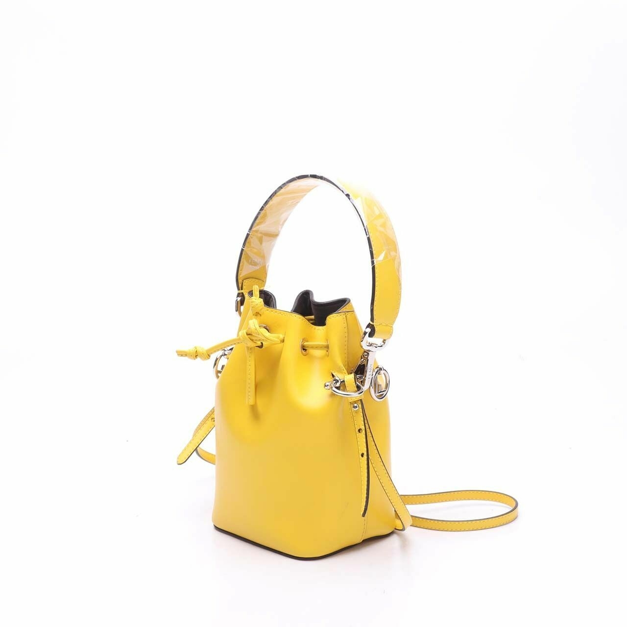 Fendi Yellow Mon Tresor Mini Bucket Bag