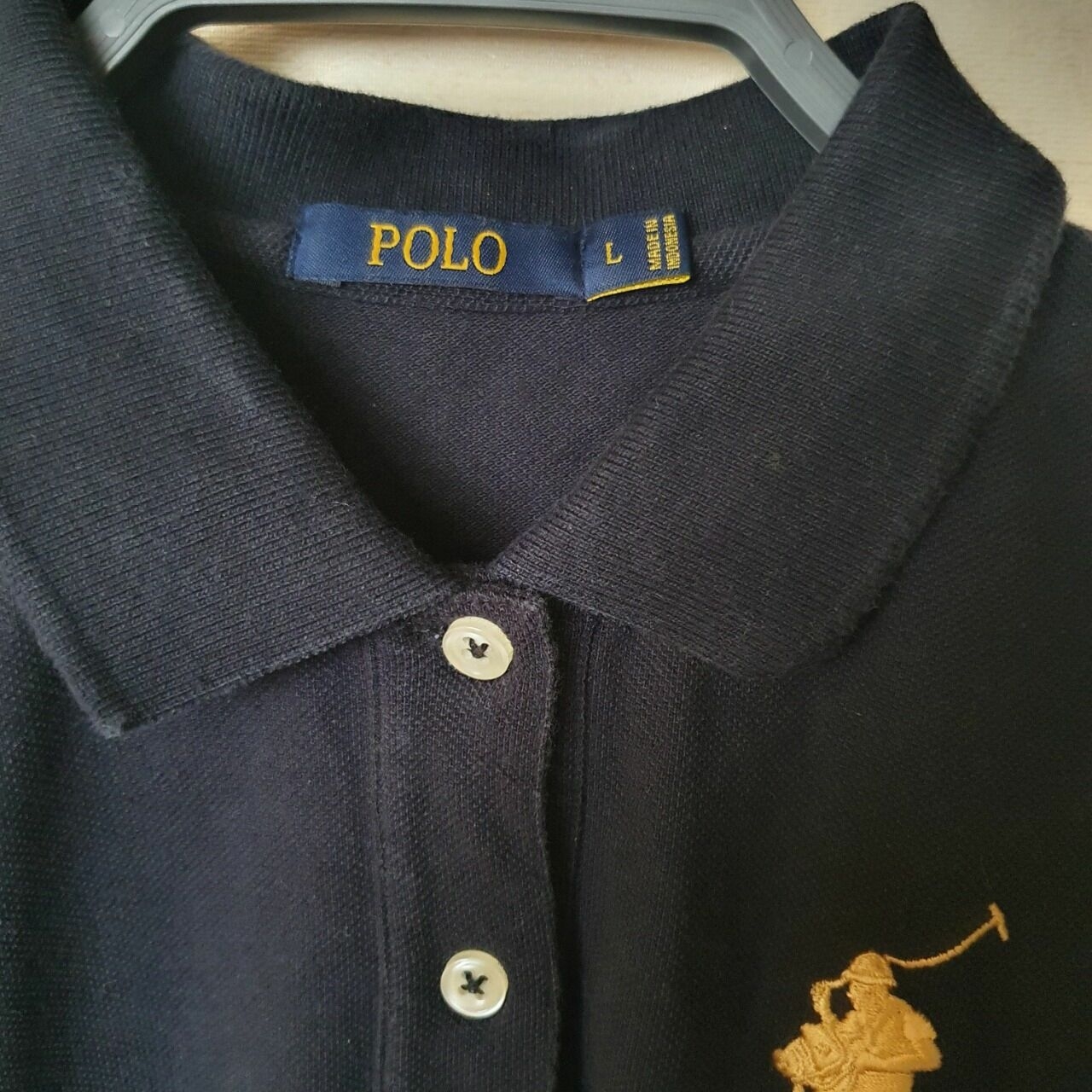 Polo Ralph Lauren Navy Midi Dress