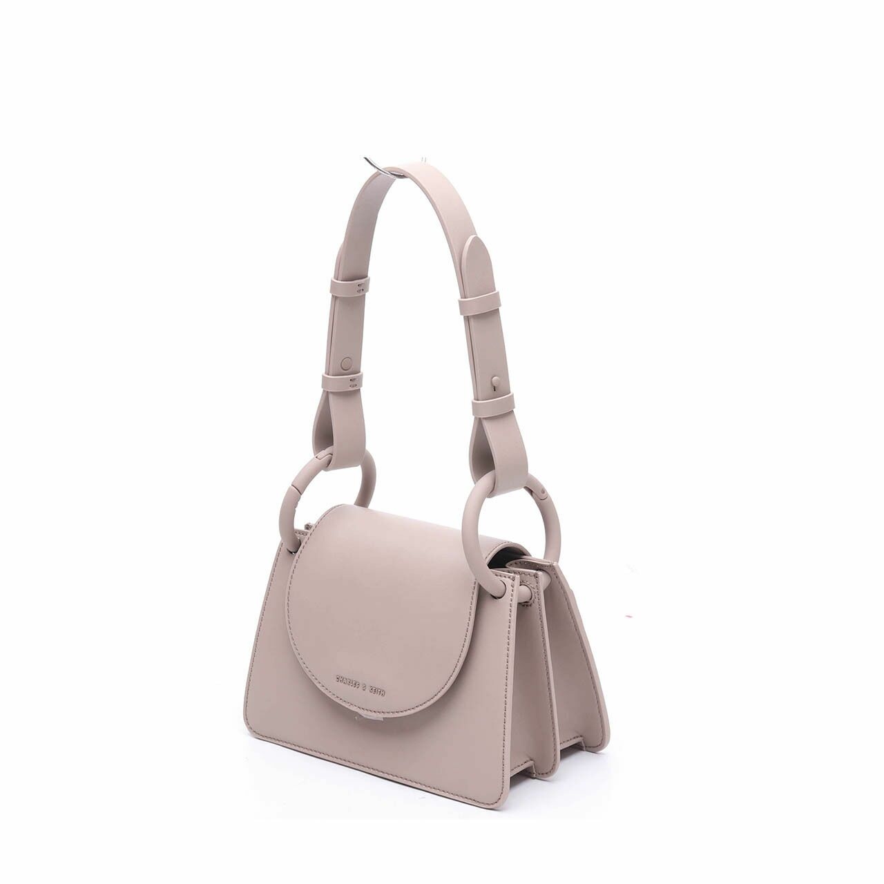 Charles & Keith Taupe Satchel