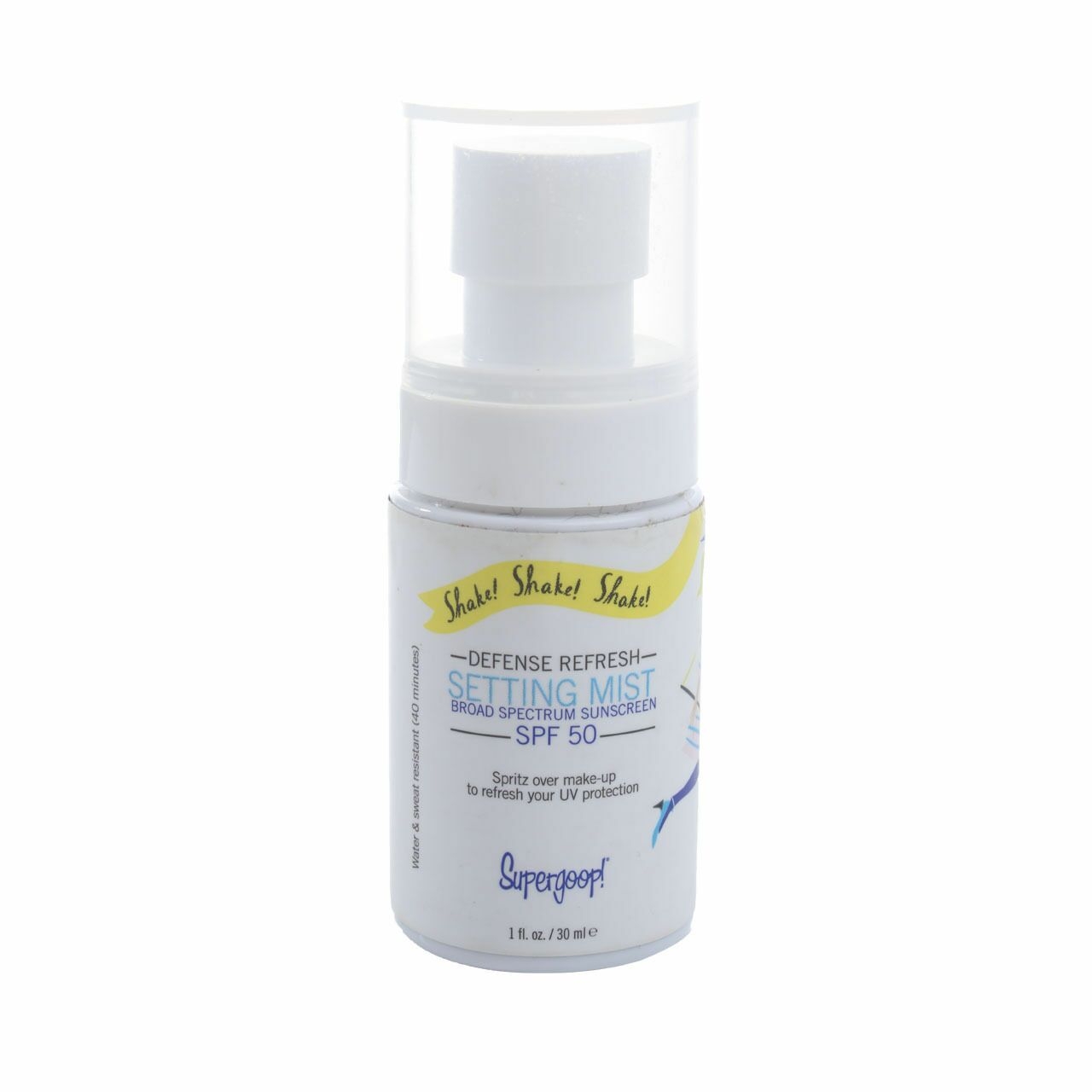 Supergoop Defense Refresh Setting Mist SPF 50 Skin Care