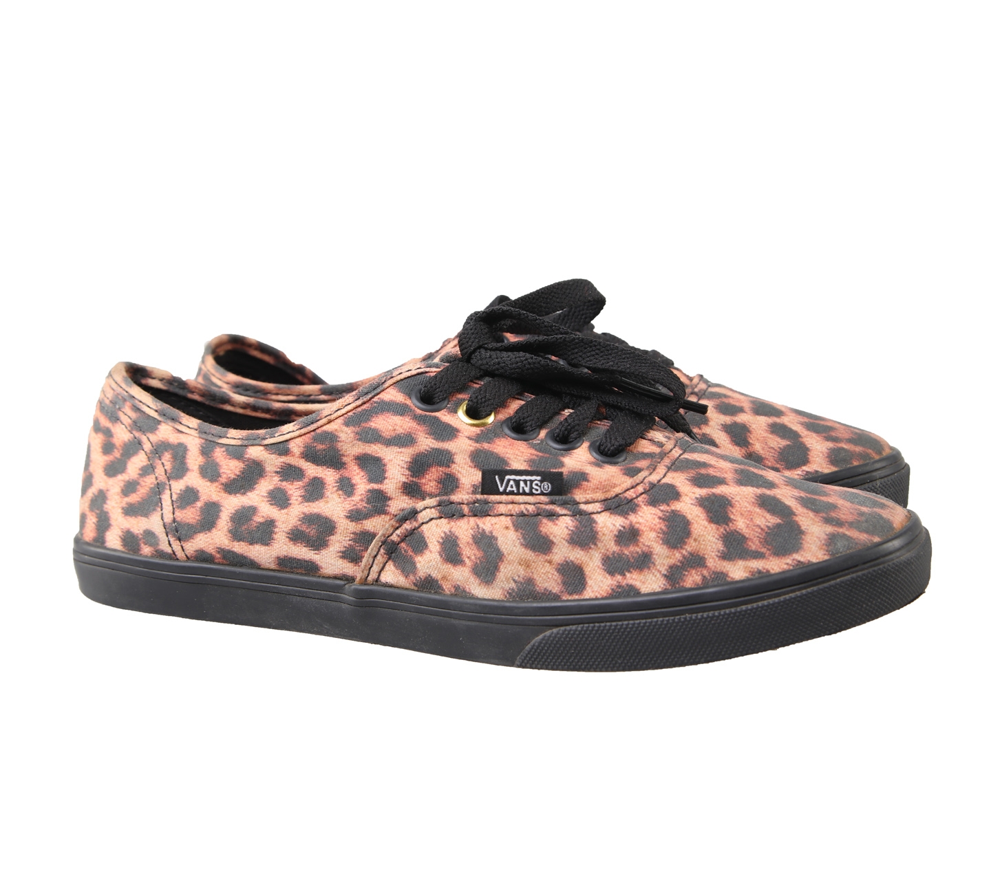 Vans Brown Leopard Sneakers