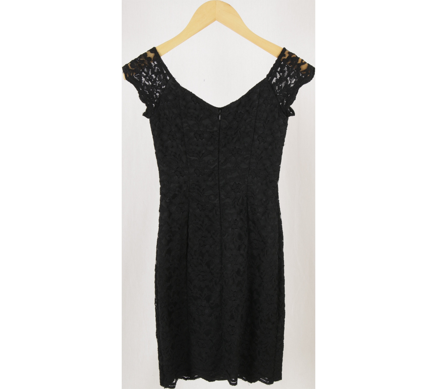 Spotlight Black Lace Sleeveless Mini Dress