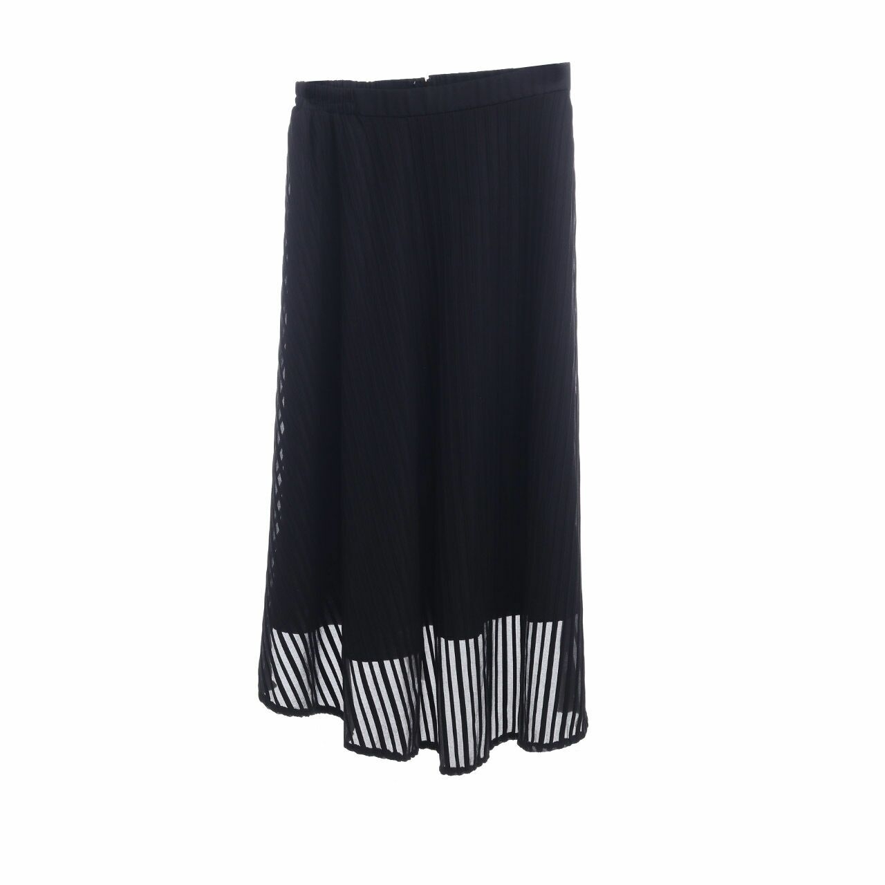 Kivee Black Midi Skirt