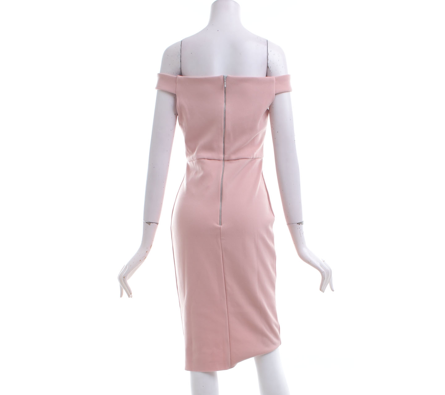 Bec Bridge Peach Off Shoulder Mini Dress