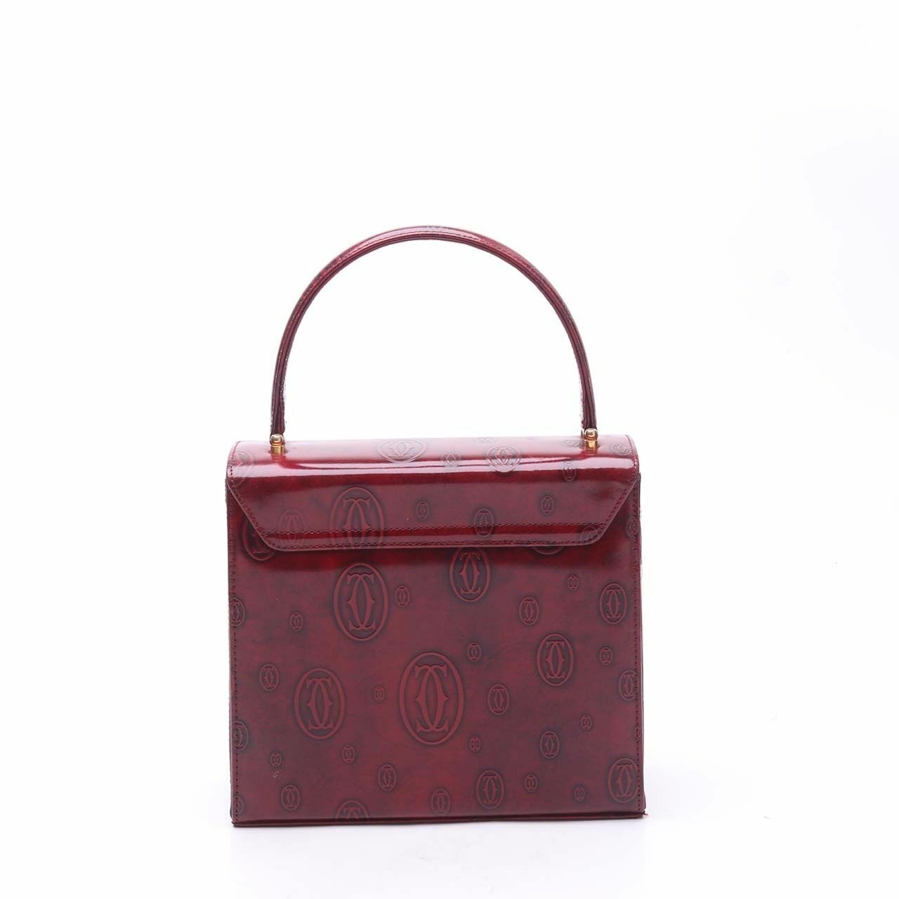 Cartier Red Vintage Hand Bag