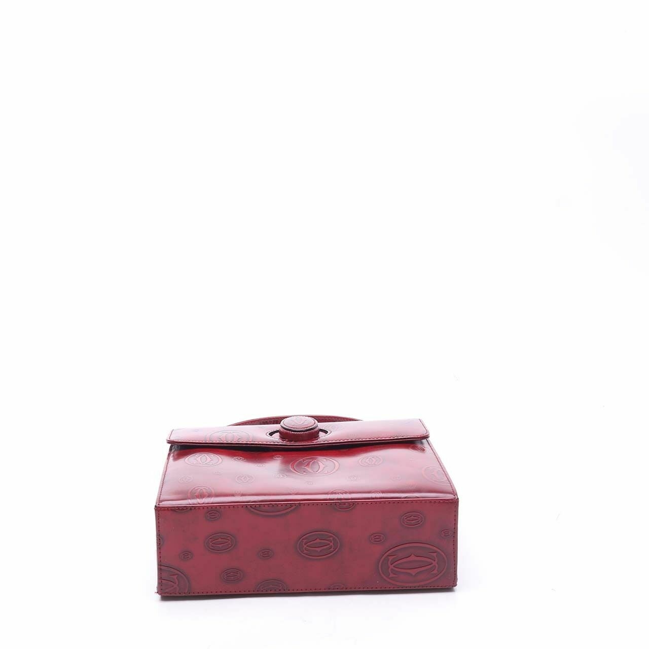 Cartier Red Vintage Hand Bag