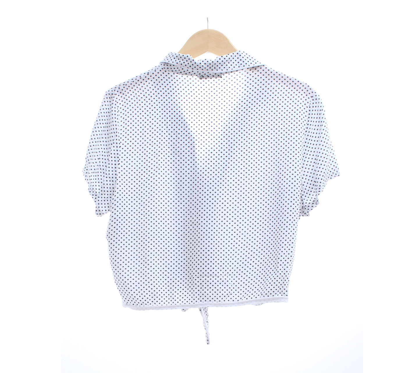 Cotton On White Polka Dot Short Sleeve Shirt