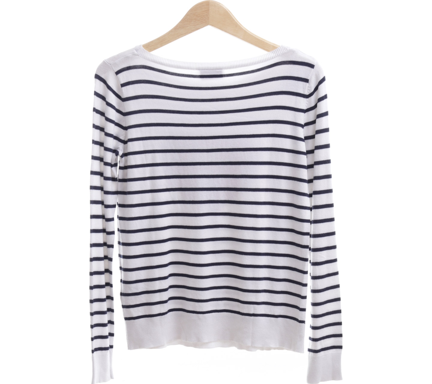 Yessica White & Black Stripe Sweater