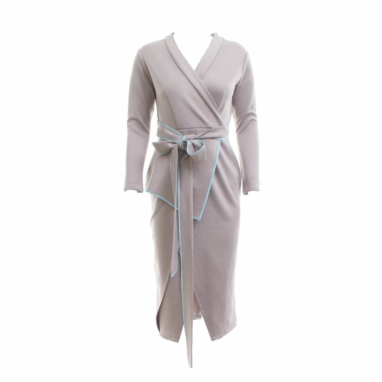 Vezzo Grey Midi Dress