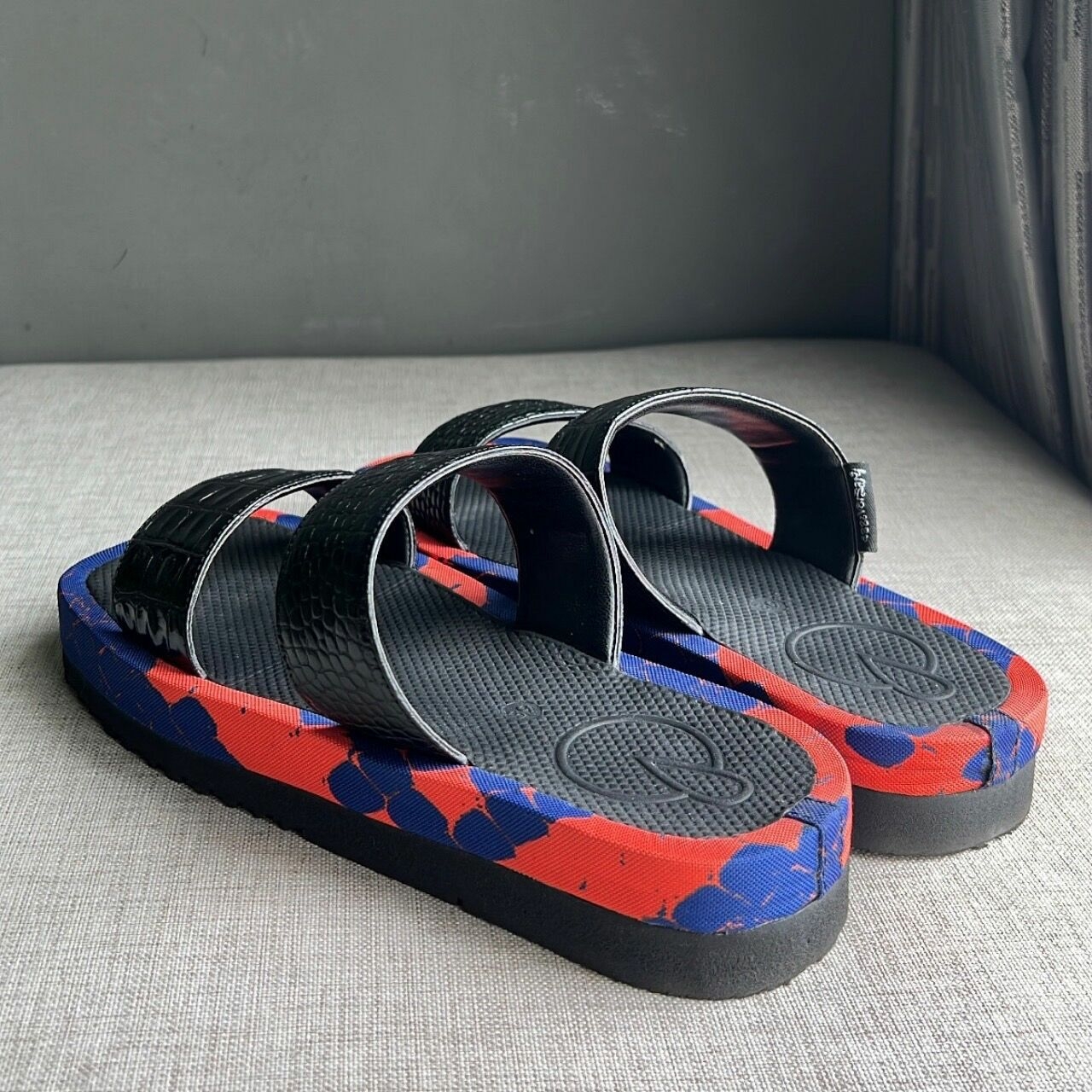 Mader Multicolour Animal Print Sandals